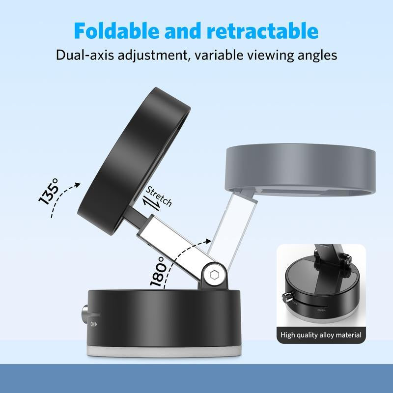 360° Rotatable Car Phone Holder, Magnetic Car Phone Holders, Suction Cup Car Phone Stand, Universal Car Interior Accessories, Boyfriend Gift, Phone Holder for Car Phone Holder Mount Navigation Bracket Handsfree Magsafe Gym Hoder